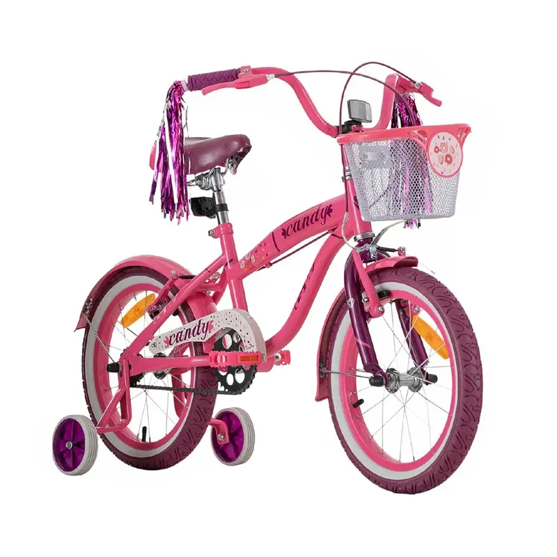 GW - Bicicleta para niñas Gw Candy Rin 16 Rosado Candy