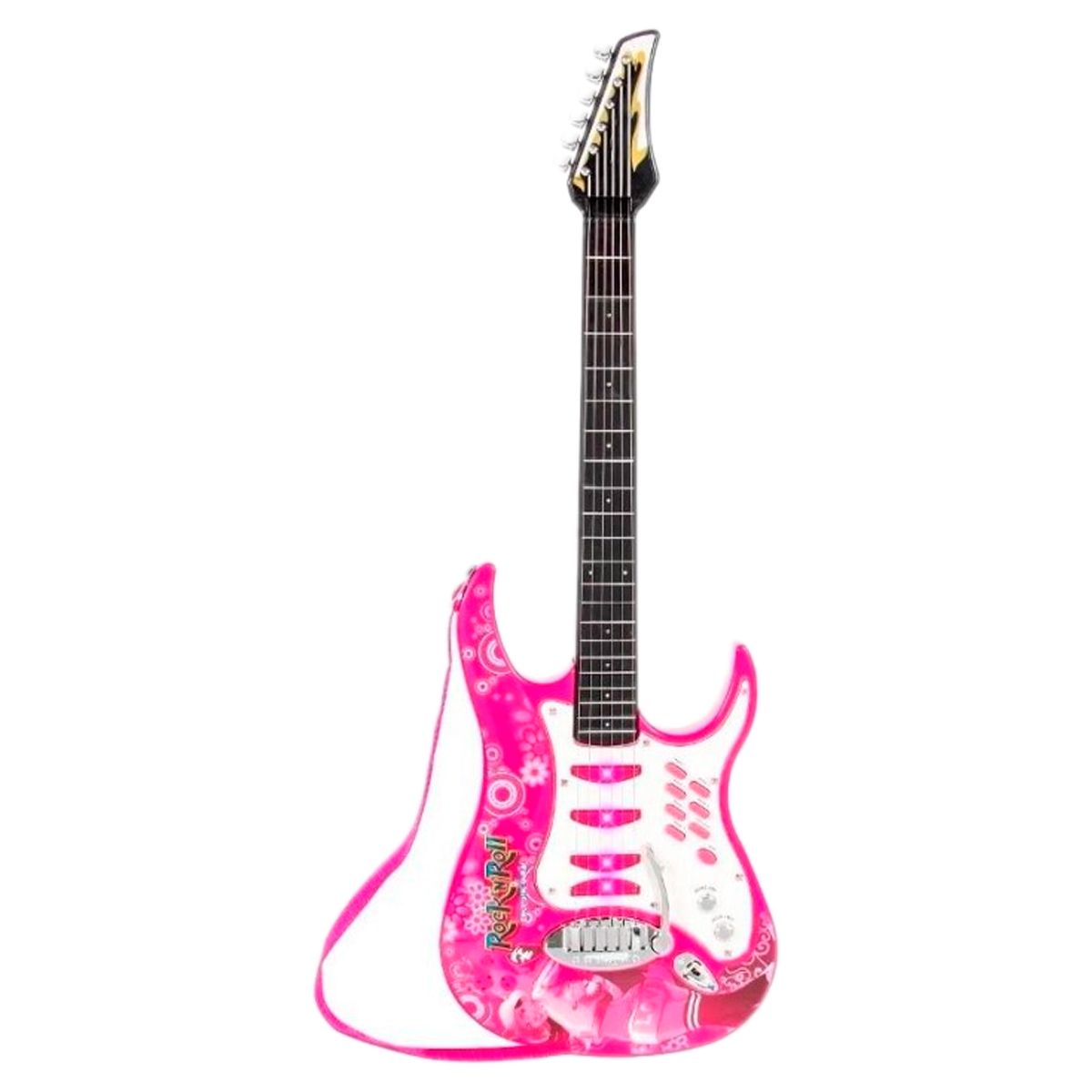 GENERICO - Guitarra Eléctrica De Juguete Manos Libres Rock Nroll Musica Rosado