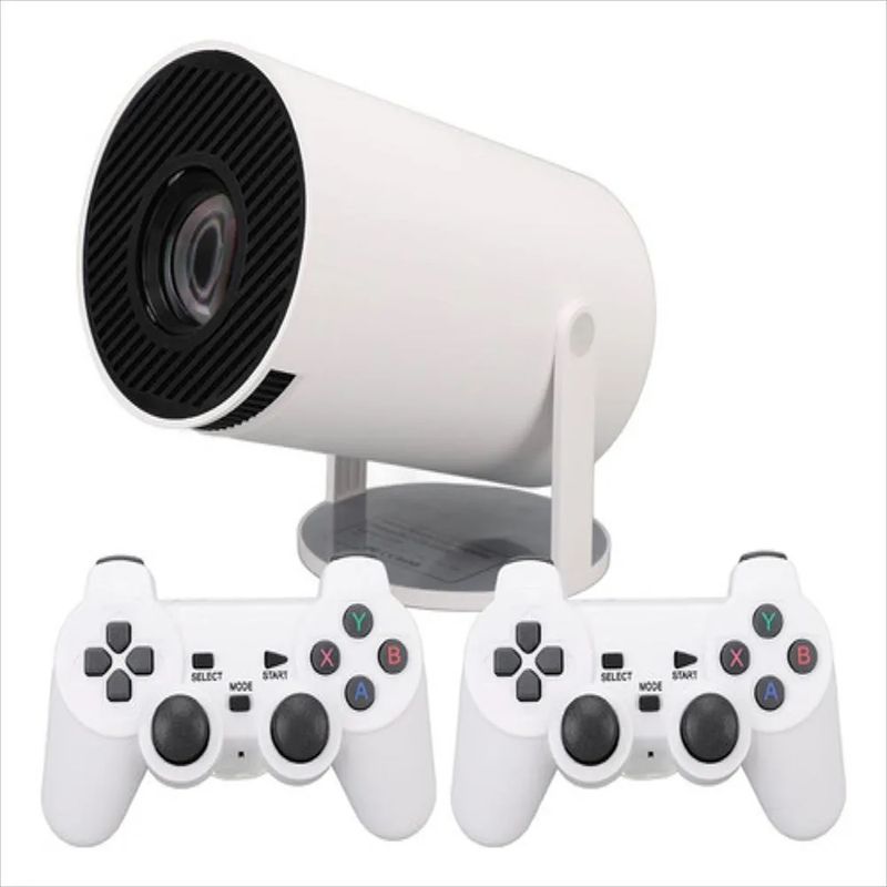 GENERICO - Video Beam Mini Proyector Cine en Casa Con Controles Juegos