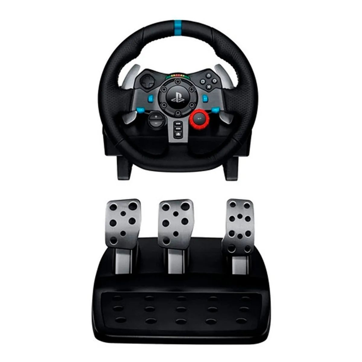 LOGITECH - Timón + Pedales Logitech G29 Driving Force - PS3 PS4 PC - Force Feedback + 3 Pedales