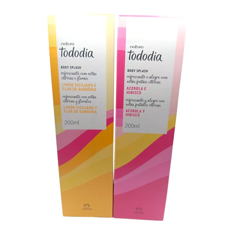 NATURA - perfume splash en combo limon y acerola todo dia