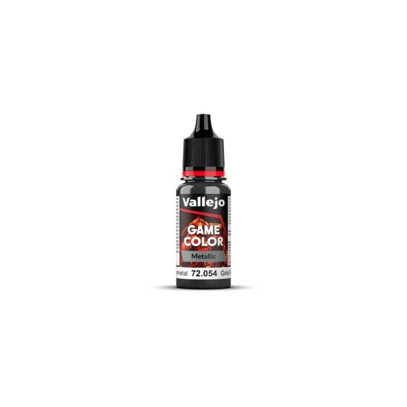 MANUEL VALLEJO - Acrylicos Vallejo Game Color 72054 Gris Metalizado Oscuro
