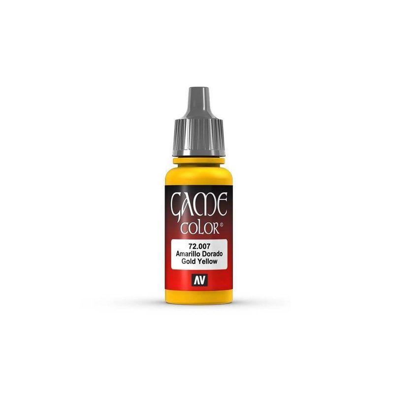 MANUEL VALLEJO - Acrylicos Vallejo Game Color 72007 Amarillo Dorado 18 ml