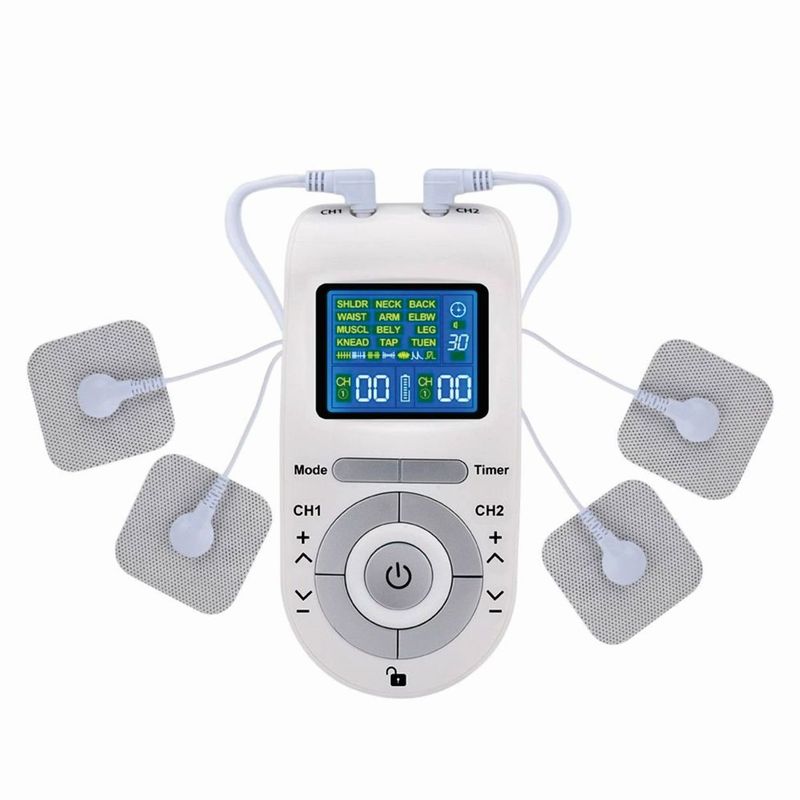 GENERICO - Estimulador De Terapia Muscular Ems Tens 12 Modos Masajeador