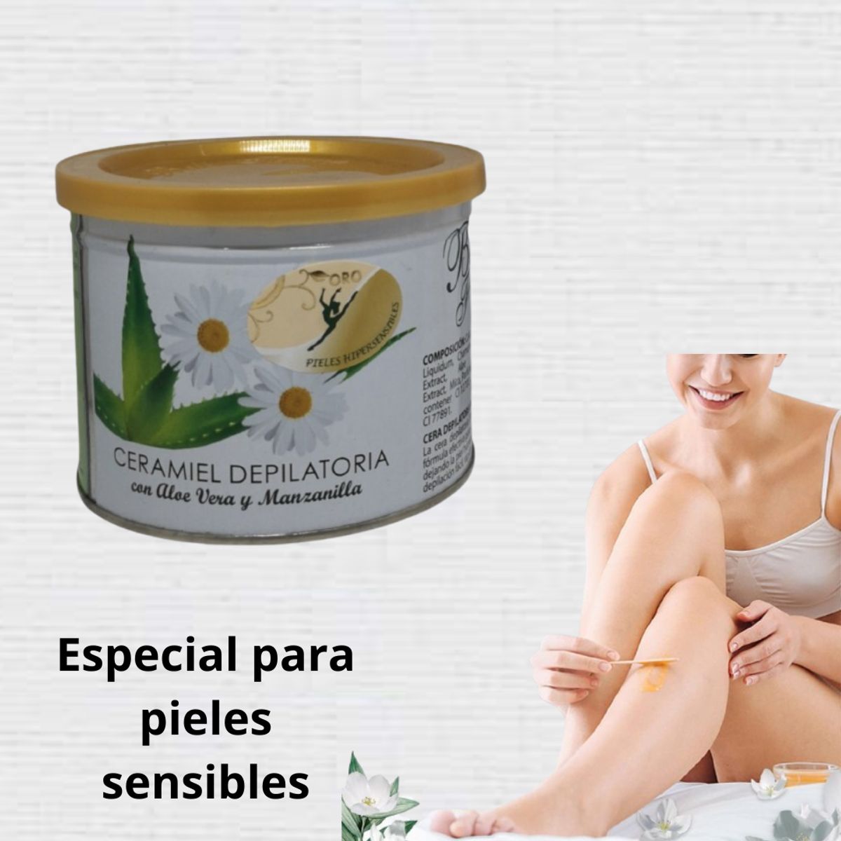BELL FRANZ - Kit cera depilatoria olla ceradora y lienzos