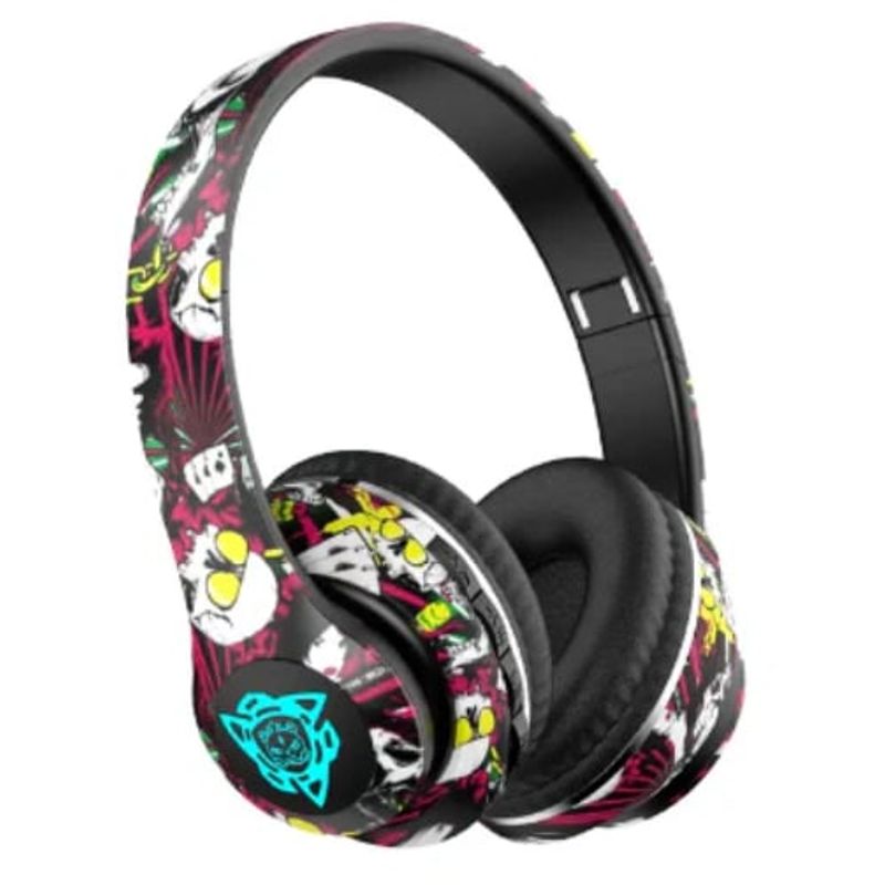 SEISA - Auriculares Inalámbricos Bluetooth Con Micrófono - Calavera