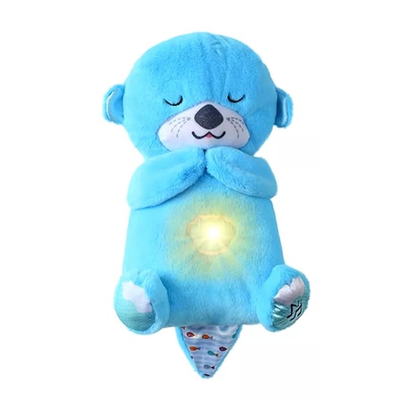 GENERICO - peluche infantil de apego sonido y luz azul