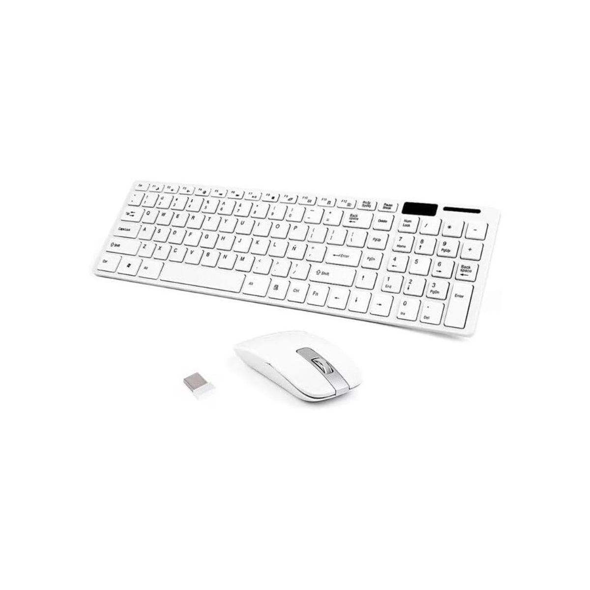 SEISA - Combo Teclado Y Mouse Inalámbrico Usb 24g Ultra Delgado