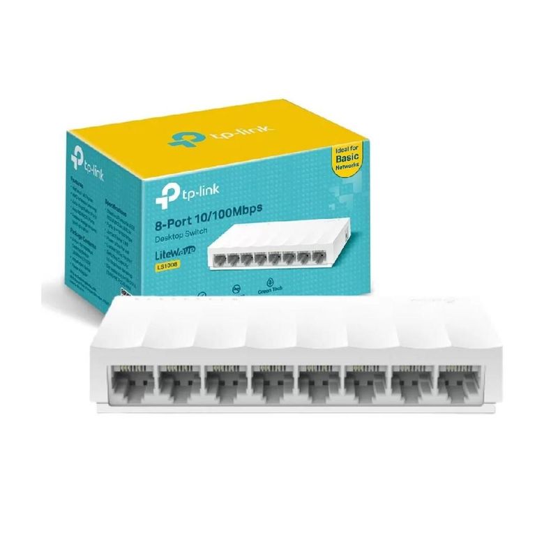 TP LINK - Switch Tp Link 8 Puertos 10/100mps LS1008