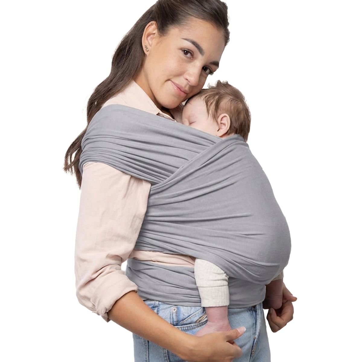 JON DI GROUP SAS - Fular Elástico JonDi Cargador Canguro Para Bebé Premium Gris
