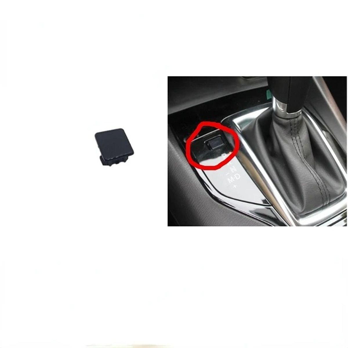 GENERICO - accesorios mazda 3 tapa desbloqueo palanca automatica