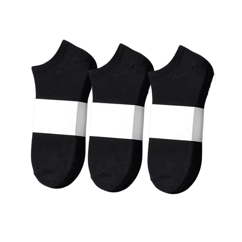 GENERICO - Medias Tobilleras x 12 Pares Unicolor Unisex