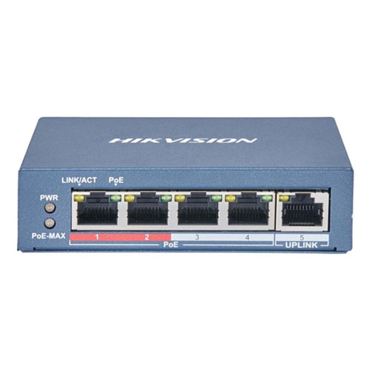 HIKVISION - Switch Hikvision Ds-3e0105p-e/m(b) Serie 3000