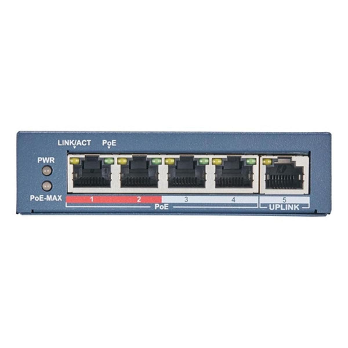HIKVISION - Switch Hikvision Ds-3e0105p-e/m(b) Serie 3000