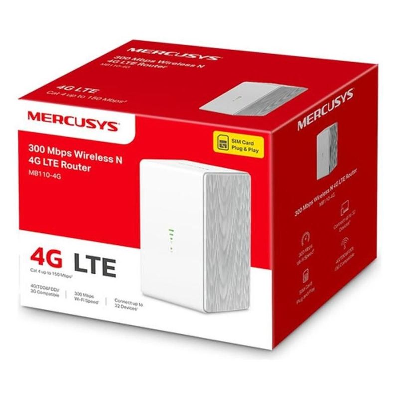 MERCUSYS - Modem N300 Wi-fi 4g Lte Route