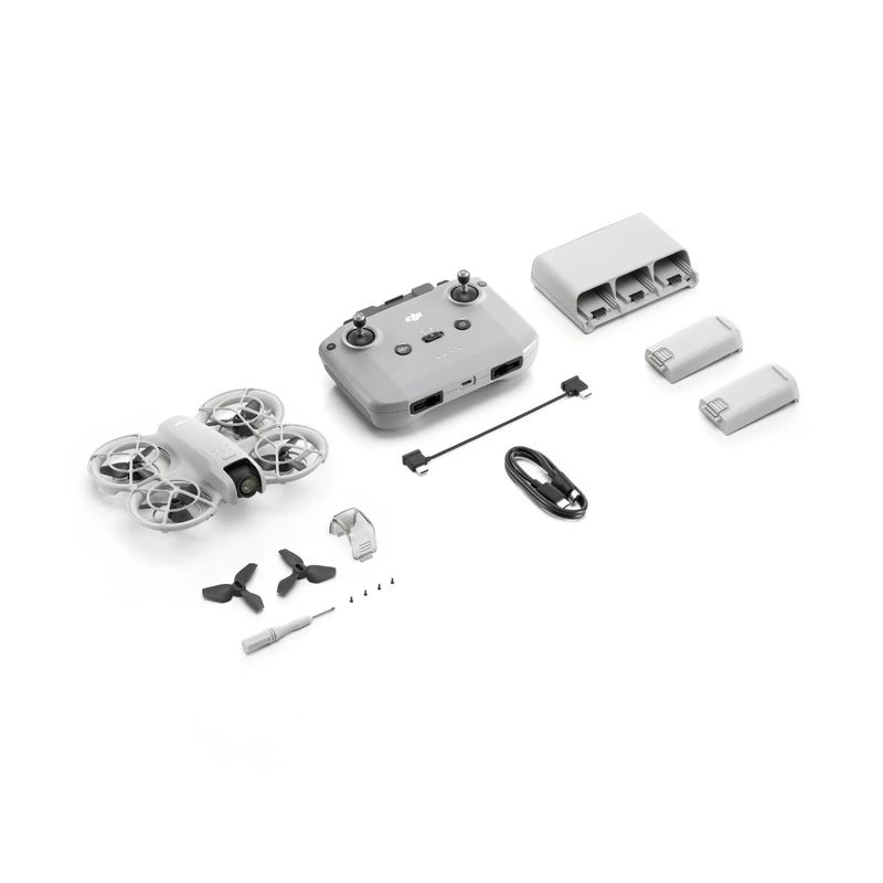 DJI - Drone DJI NEO 4K UHD - Combo 3 Baterias - Control RC-N3 - HUB Carga