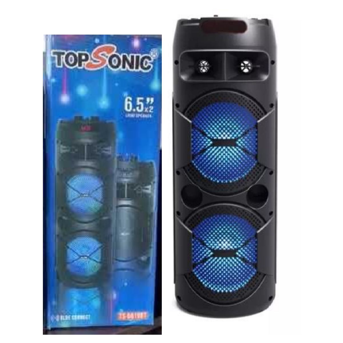 GENERICO - PARLANTE DE SONIDO GRANDE NEGRO PROFESIONAL