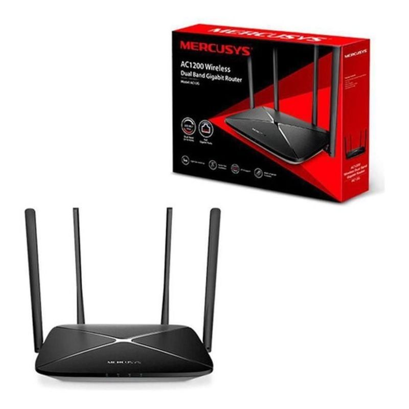 MERCUSYS - Router Inalámbrico Gigabit De Doble Banda Ac1200 Mercusys Ac12g