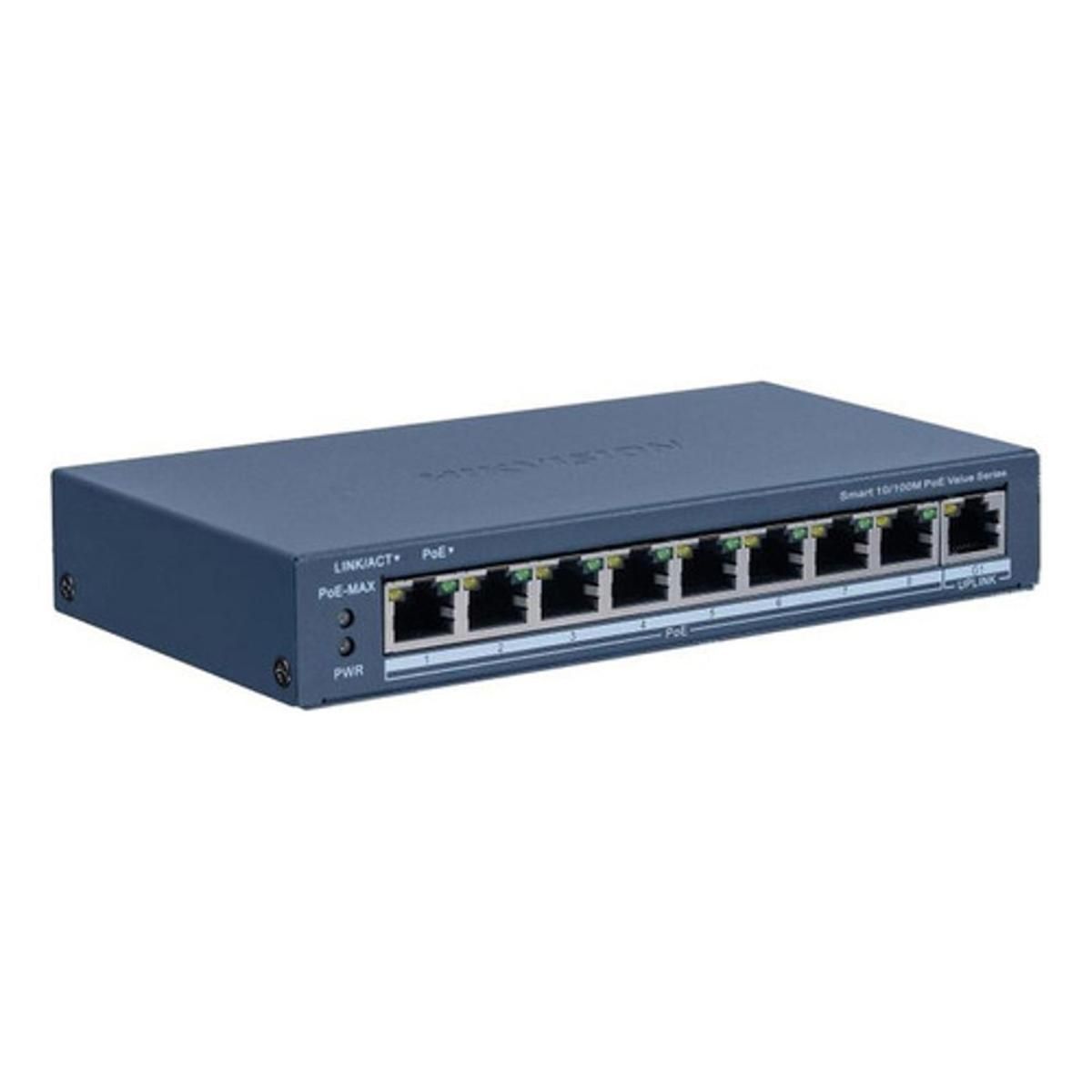 HIKVISION - Switch PoE Hikvision DS-3E1309P-EI/M 8 Puertos