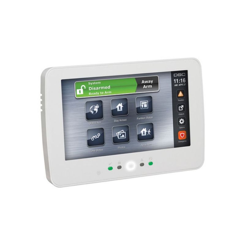 DSC - Teclado DSC de Alarma Pantalla Táctil de 7"