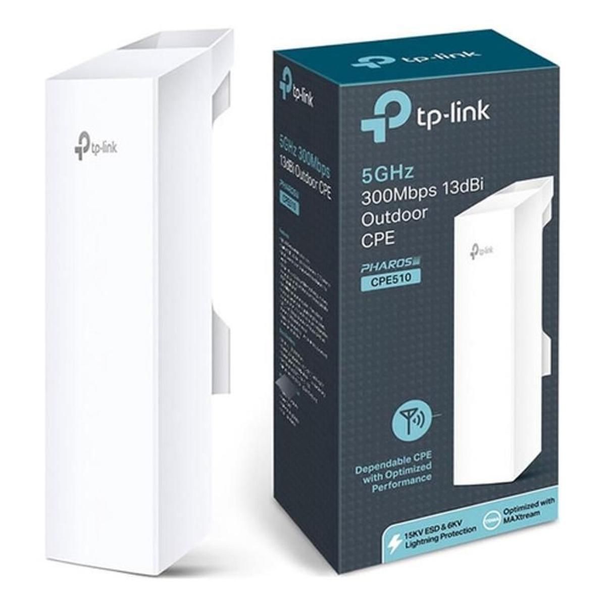 TP LINK - Tp-link Access Point Para Exteriores Cpe510 De 5ghz 300 Mbps