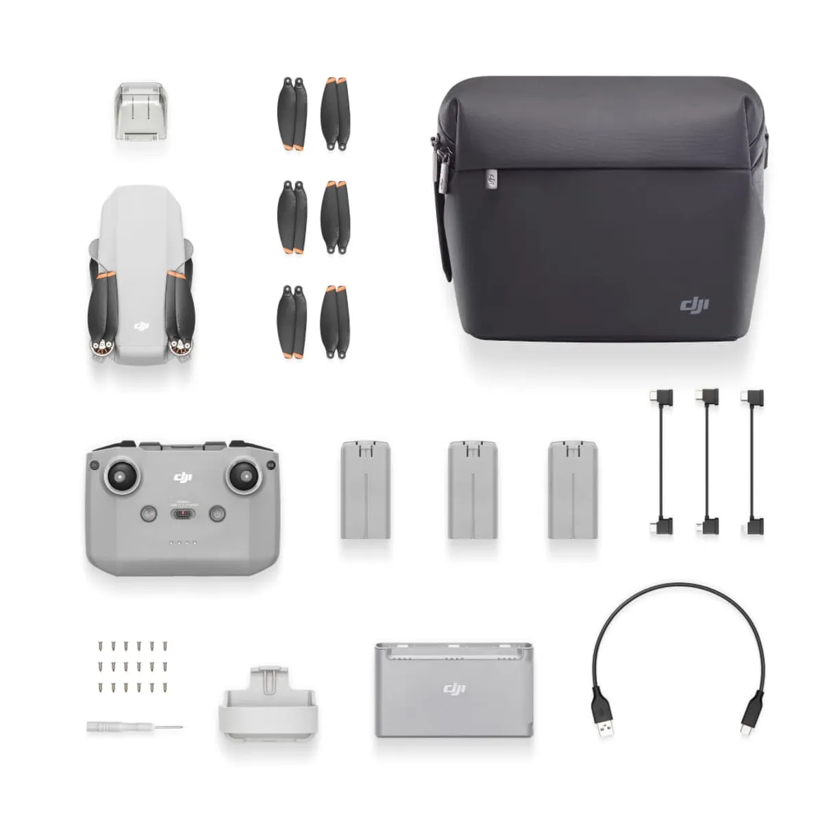 DJI - Drone DJI MINI 4K UHD - Combo 3 Baterias - Control RC-N1C - HUB Carga