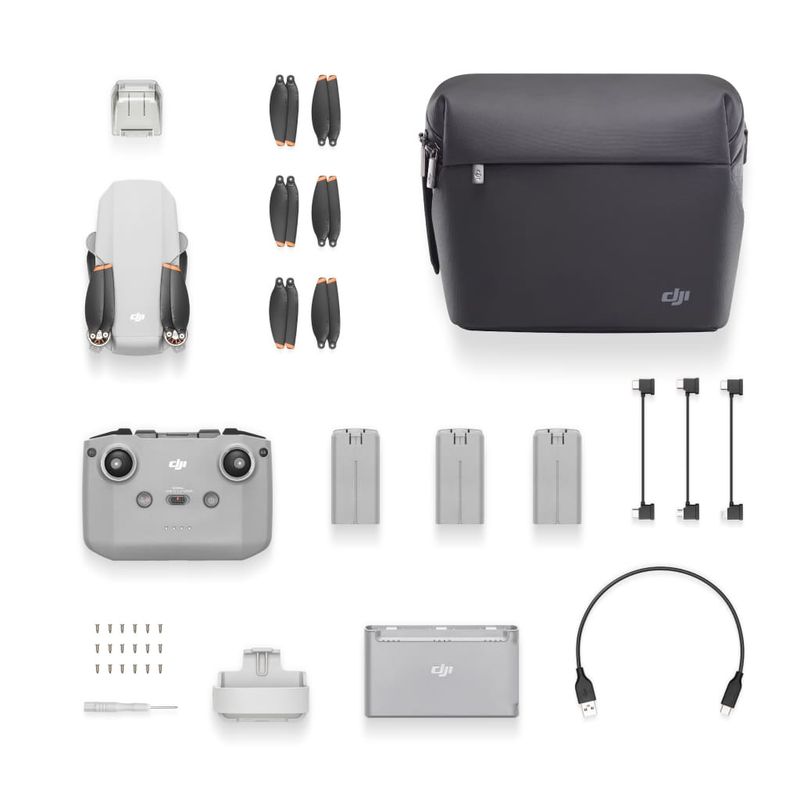 DJI - Drone DJI MINI 4K UHD - Combo 3 Baterias - Control RC-N1C - HUB Carga