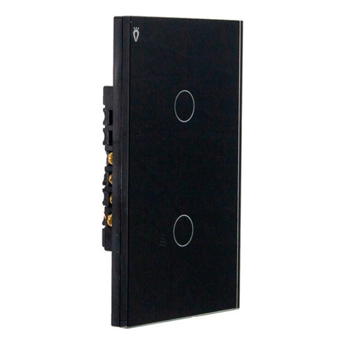 GENERICO - Interruptor Doble WiFi Inteligente Control Iluminación Alexa