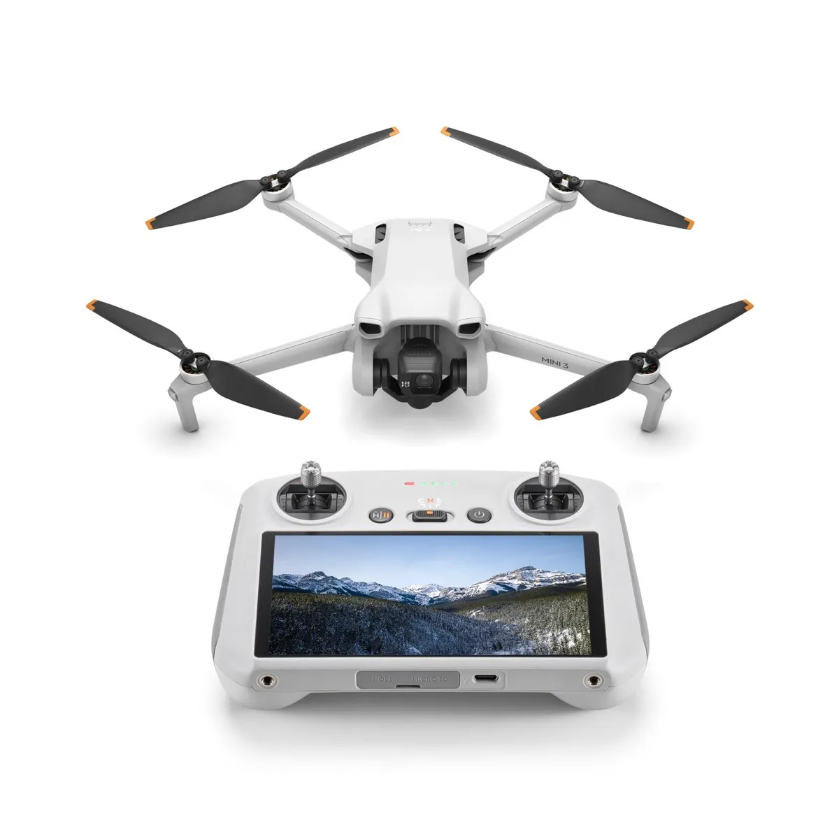 DJI - Drone DJI MINI 3 4K UHD – Combo 3 Baterias - Control RC Con Pantalla
