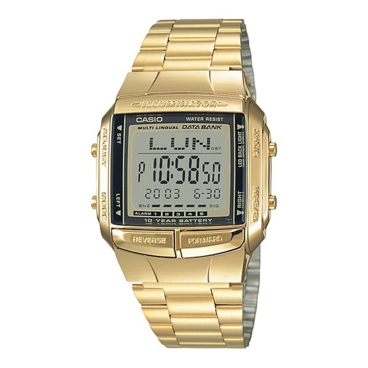 CASIO - Reloj Digital Casio db-360g-9a Unisex Diseño Elegante