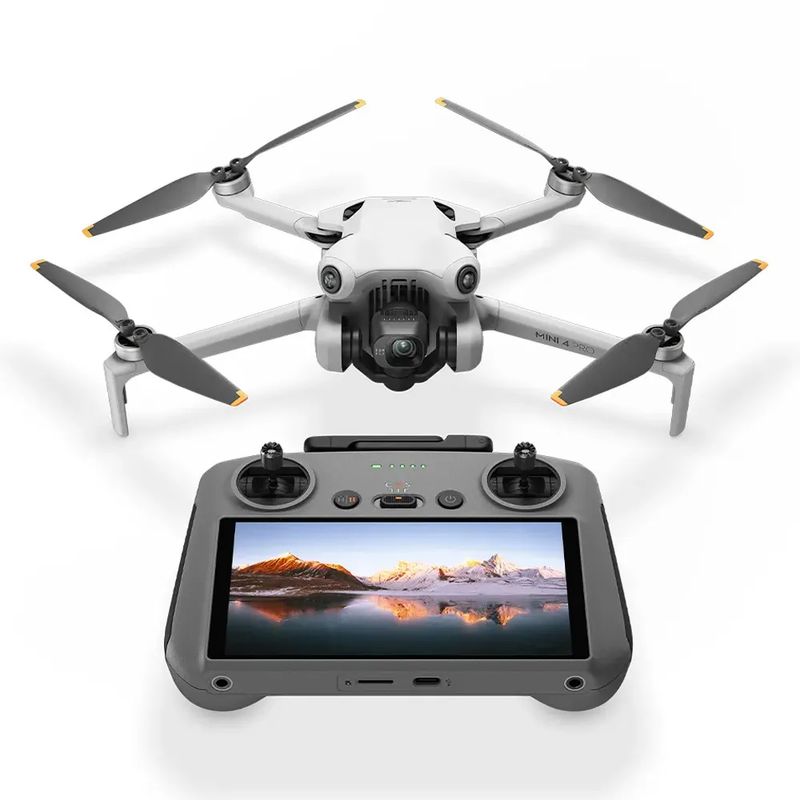 DJI - Drone DJI MINI 4 PRO 4K UHD - Control RC2 con Pantalla - 100 fps10Bits