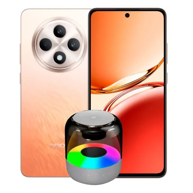 OPPO - Celular OPPO Reno 12F 256GB 5G Naranja + Parlante obsequio