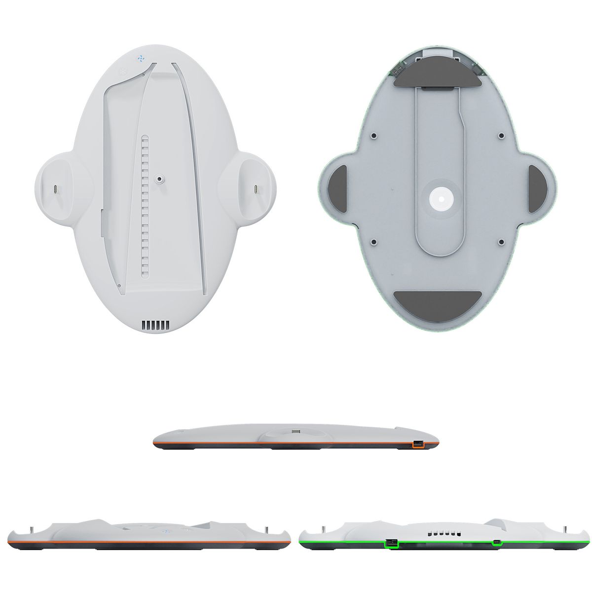 SEISA - Base Refrigerante Rgb Con Estación De Carga Para Consola Ps5.