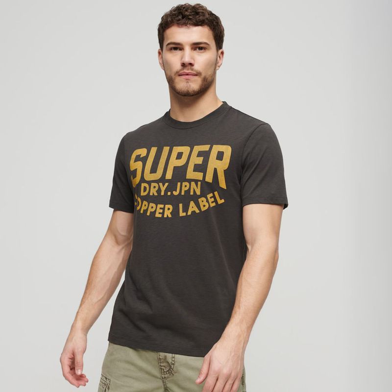 SUPERDRY - Camiseta Para Hombre Copper Label Workwear Tee Superdry