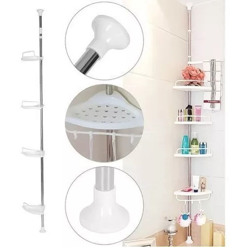 ONE PIXEL - Organizador Multifuncional Ducha  Baño Esquinero