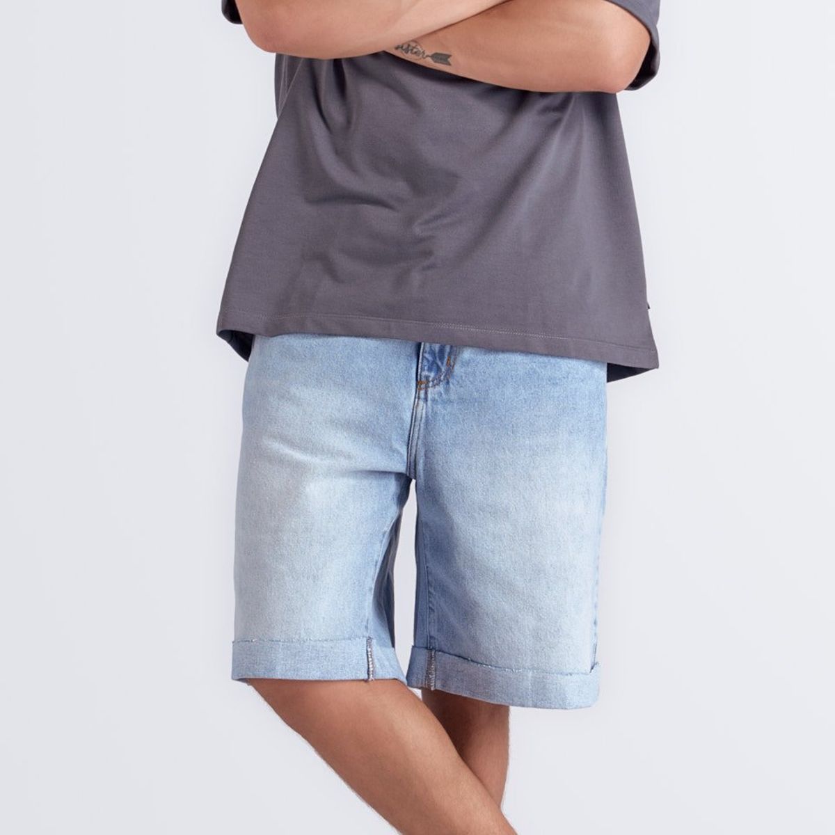 TYPER - Bermuda Para Hombre En Denim Typer