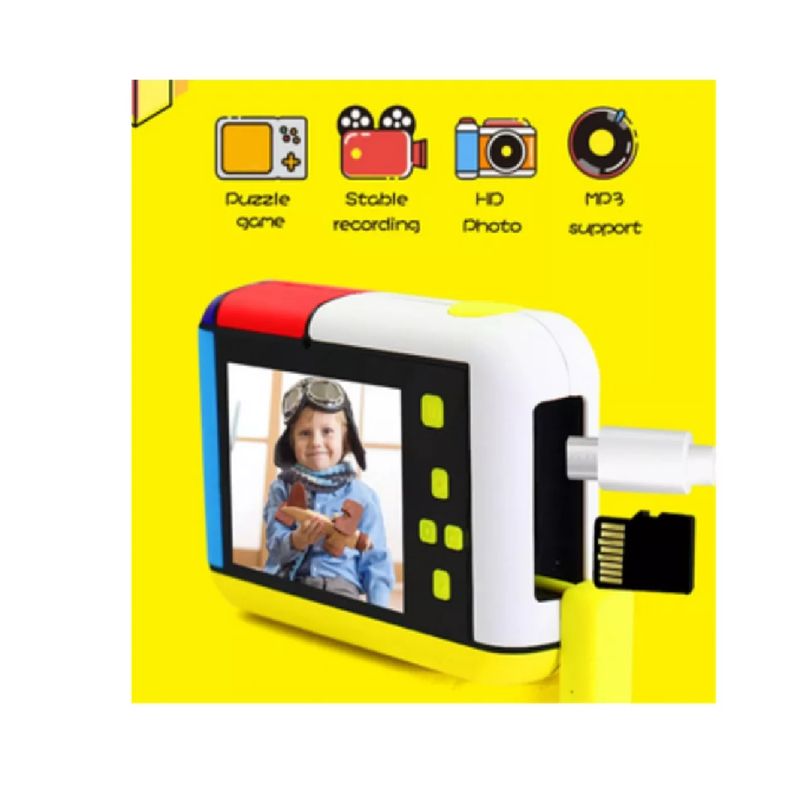 GENERICO - CAMARA DIGITAL PARA NIÑOS ESTUCHE INCLUIDO CAMARA INSTANTANEA