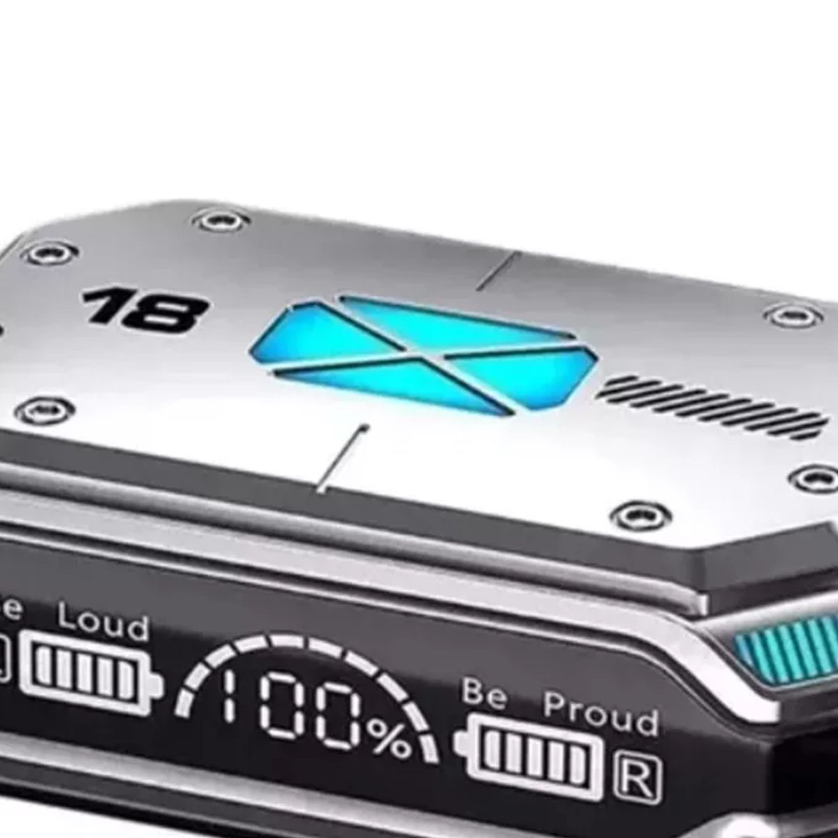 GENERICO - Auriculares Bluetooth M41 Pantalla Luces Led Y Power Bank