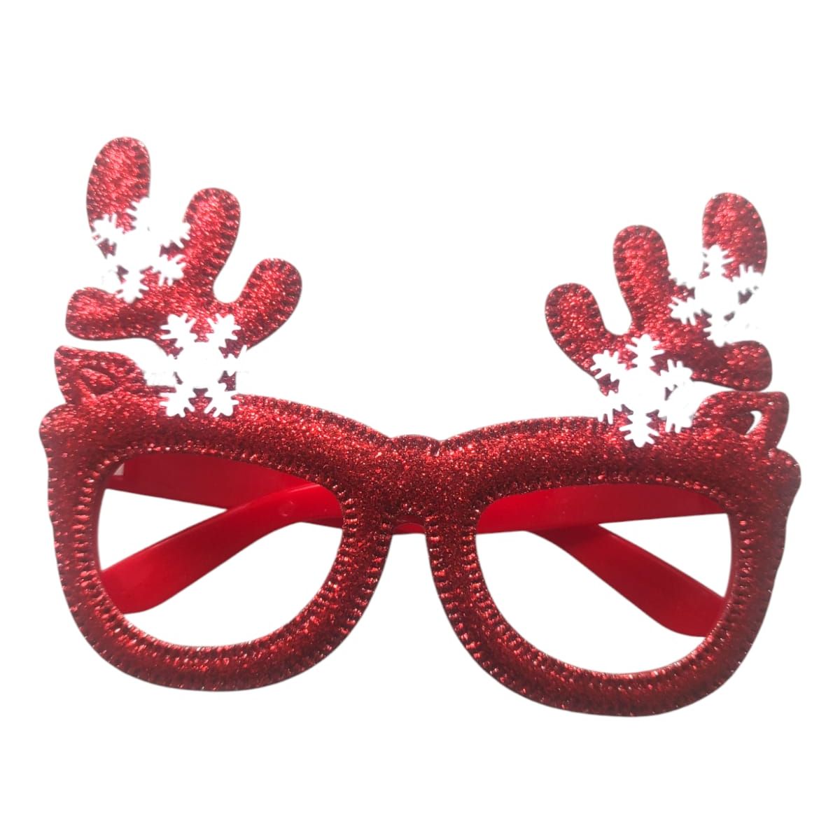 GENERICO - 3 gafas Navidad Con Diseño Reno papa noel dia velitas café