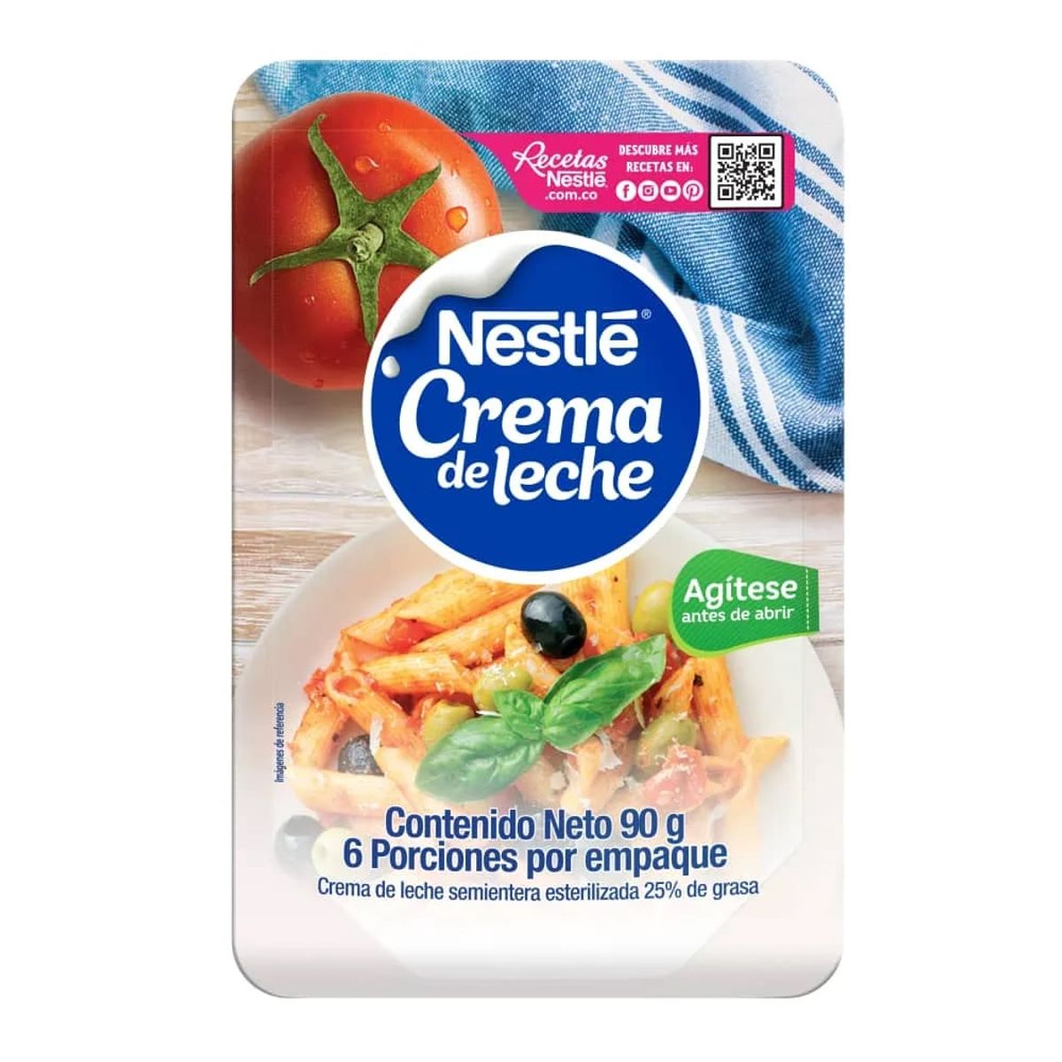 NESTLE - Crema de Leche Nestlé x 90 Gramos