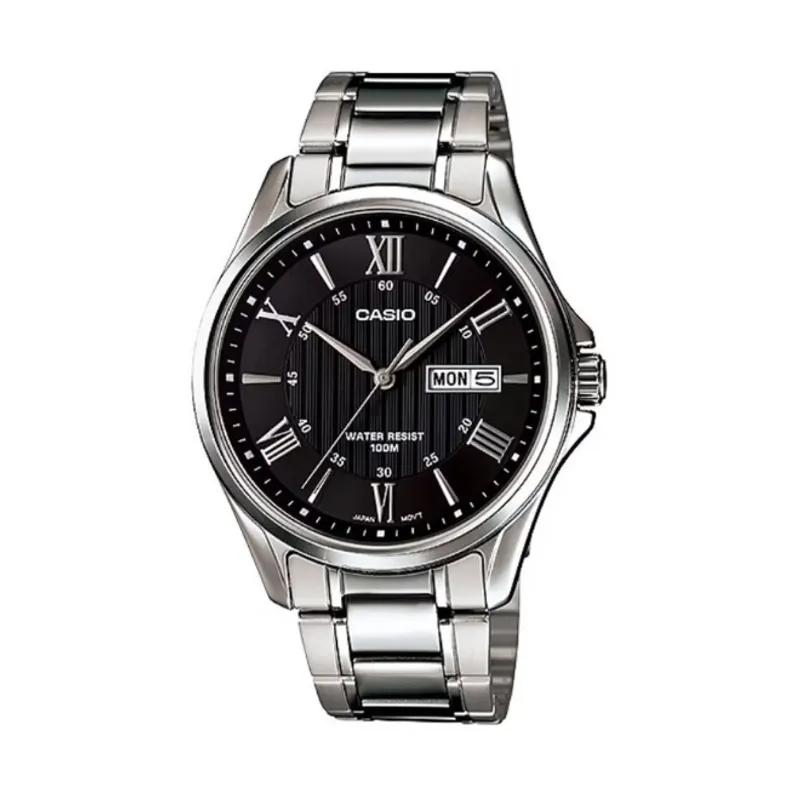 CASIO - Reloj Casio MTP-1384D-1AV Caballero Elegante