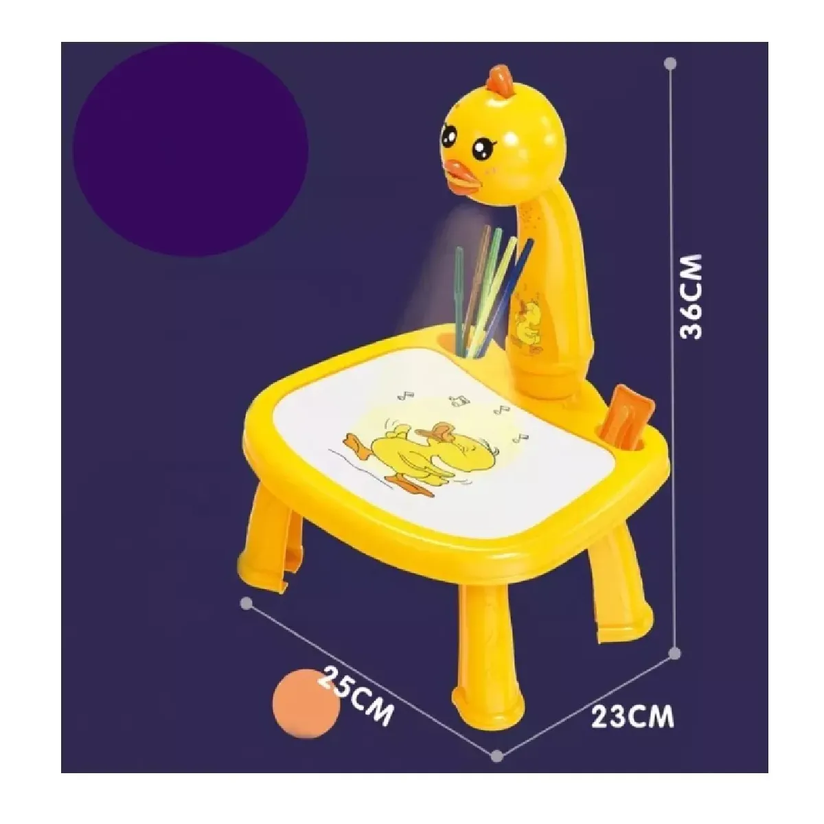 GENERICO - MESA PARA PINTAR  Y DIBUJAR PROYECTOR DE LUZ MESA PARA NIÑOS DIBUJO