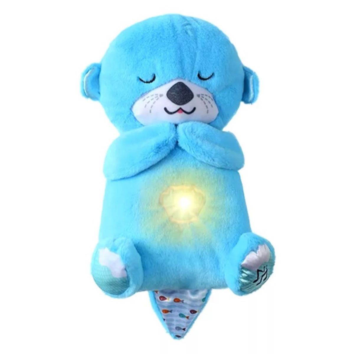 ZHOPI CO - Peluche Nutria Que Respira Tranquiliza AntiEstres Azul