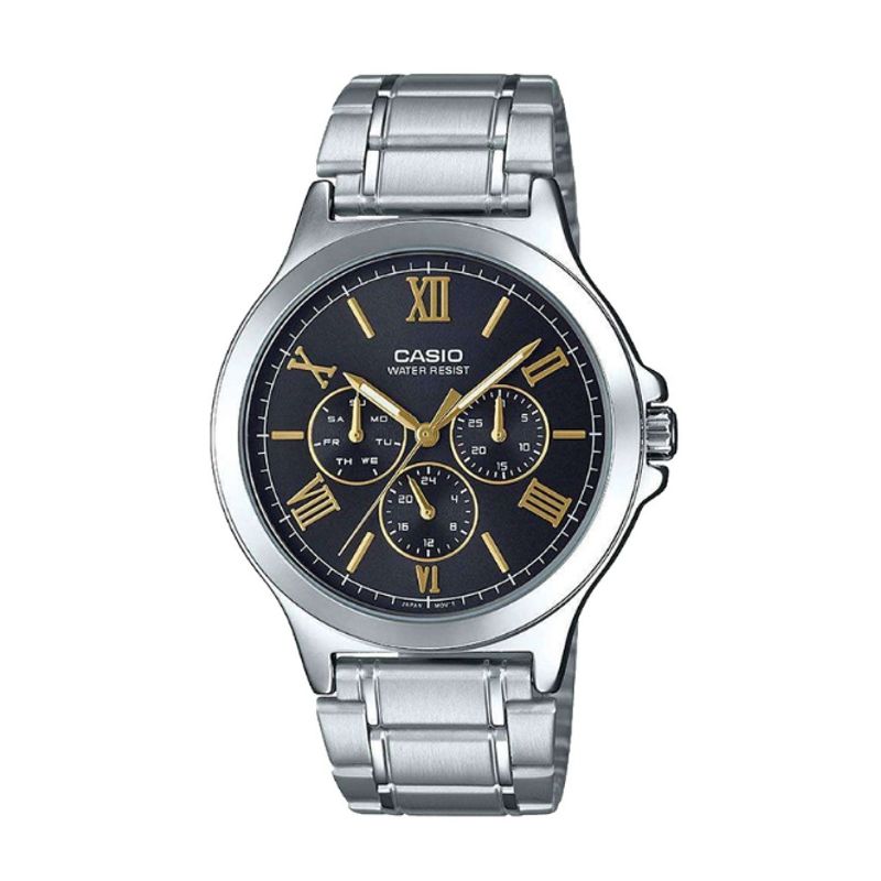 CASIO - Reloj Casio Para Caballero MTP-V300D-1A2 Diseño Elegante
