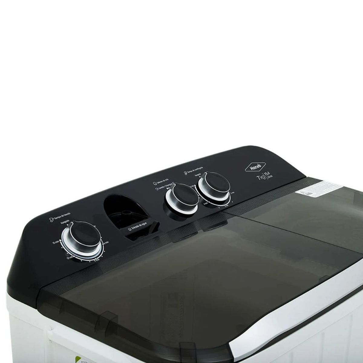 HACEB - Lavadora HACEB 7 kilos Doble Tina LAV Semiatuomática Blanca