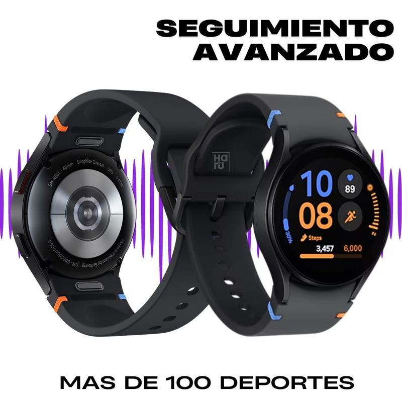 SAMSUNG - Reloj Inteligente Galaxy Watch FE Pantalla AMOLED - Negro