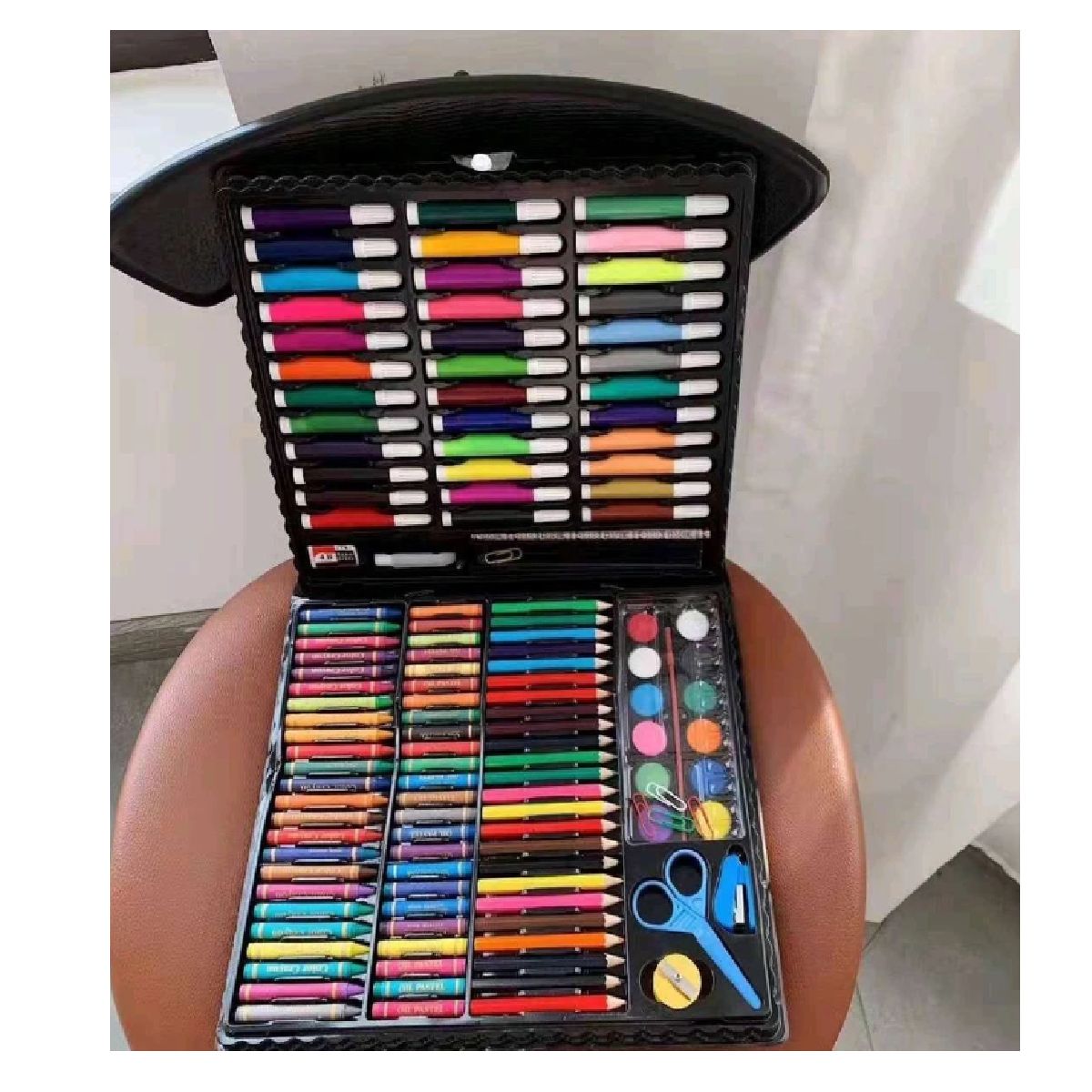 GENERICO - SET DE ARTE PARA NIÑOS 150 PIEZAS FULL KIT DE ARTE