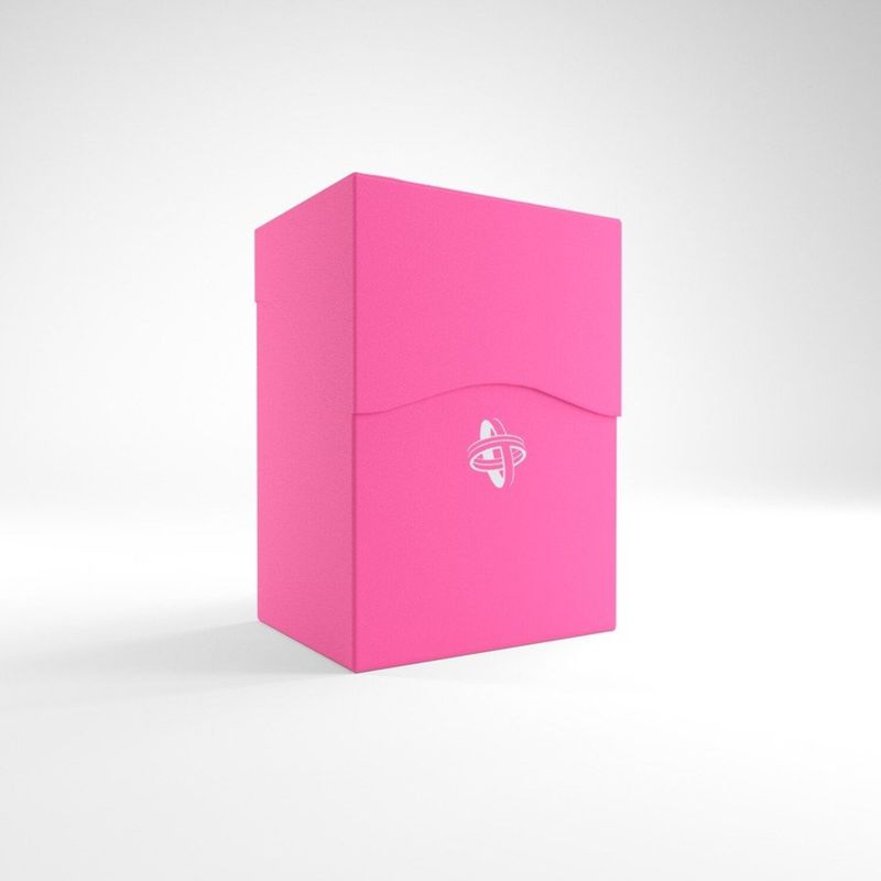 ASMODEE - Deck Box Protector Caja 80+Rosado Gameg Magic Pokemon Yugioh