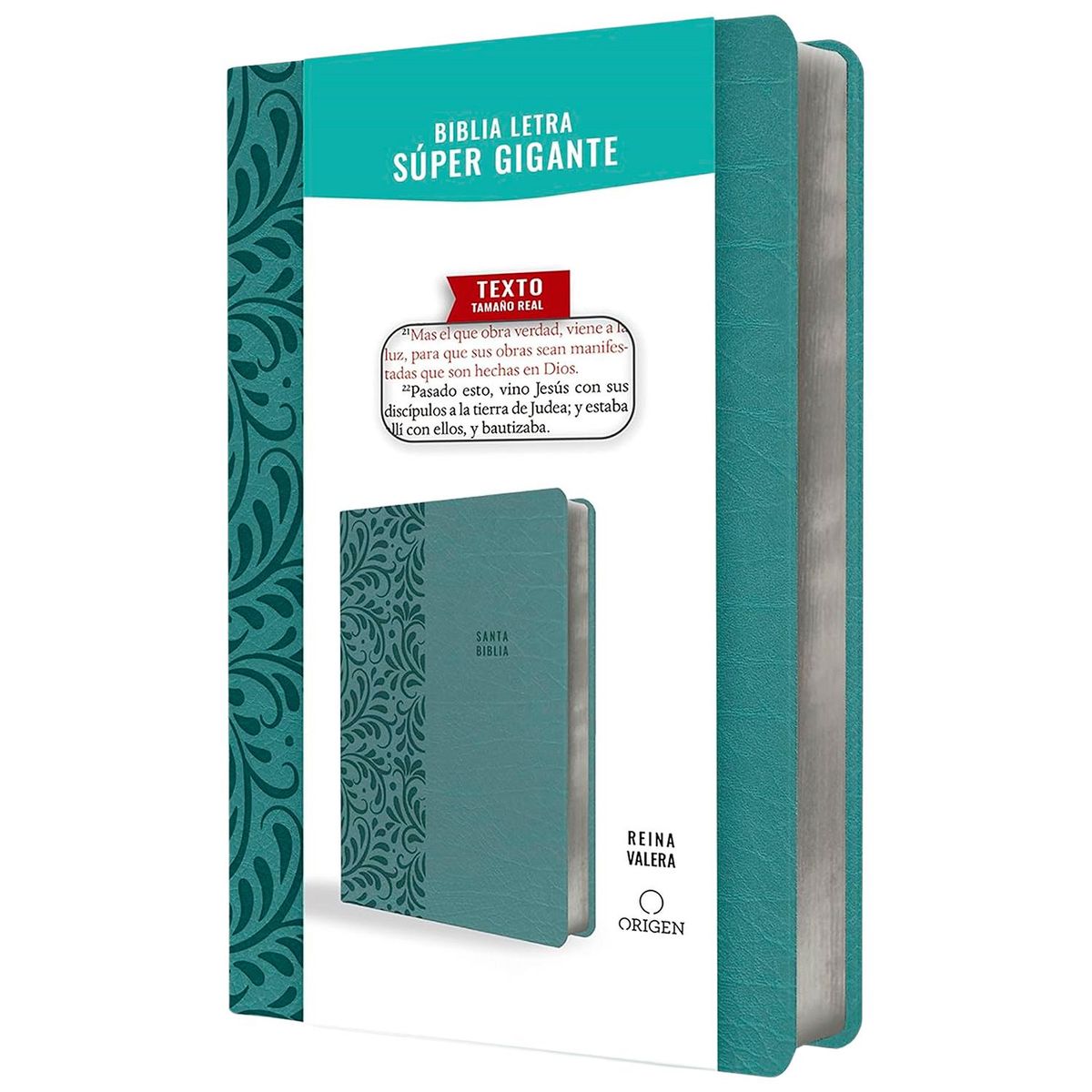 GENERICO - Santa Biblia Rvr 1960. Letra Super Gigante. Aguamarina