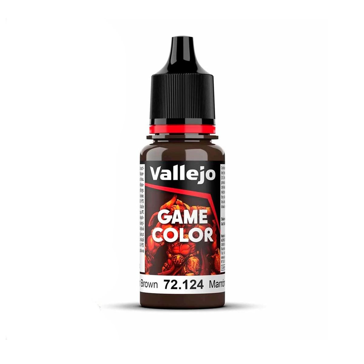 MANUEL VALLEJO - Acrylicos Vallejo Game Color 72124 Marrón Gorgona 18 ml
